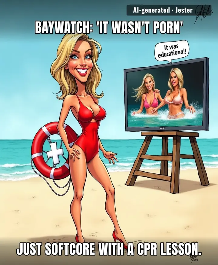 Carmen Electra says the show taught CPR, but the real lesson was that boobs get better ratings than breathing.