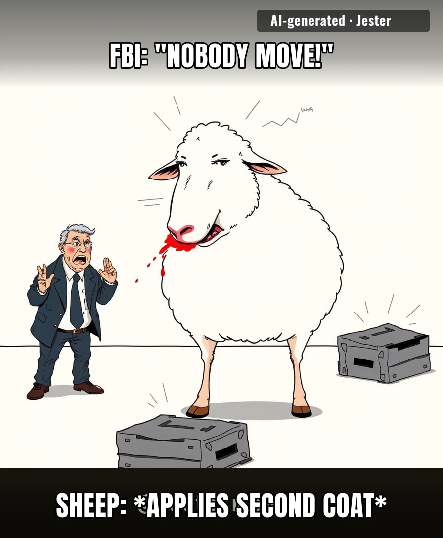 bail was set at one bale and the sheep made it in cash by lunch.