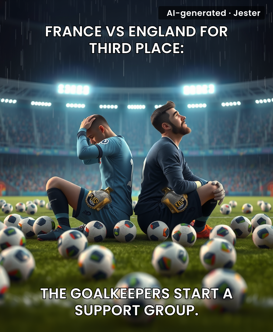 Ten goals in a consolation match — the only time losing a semi feels like winning the lottery of absurdity.