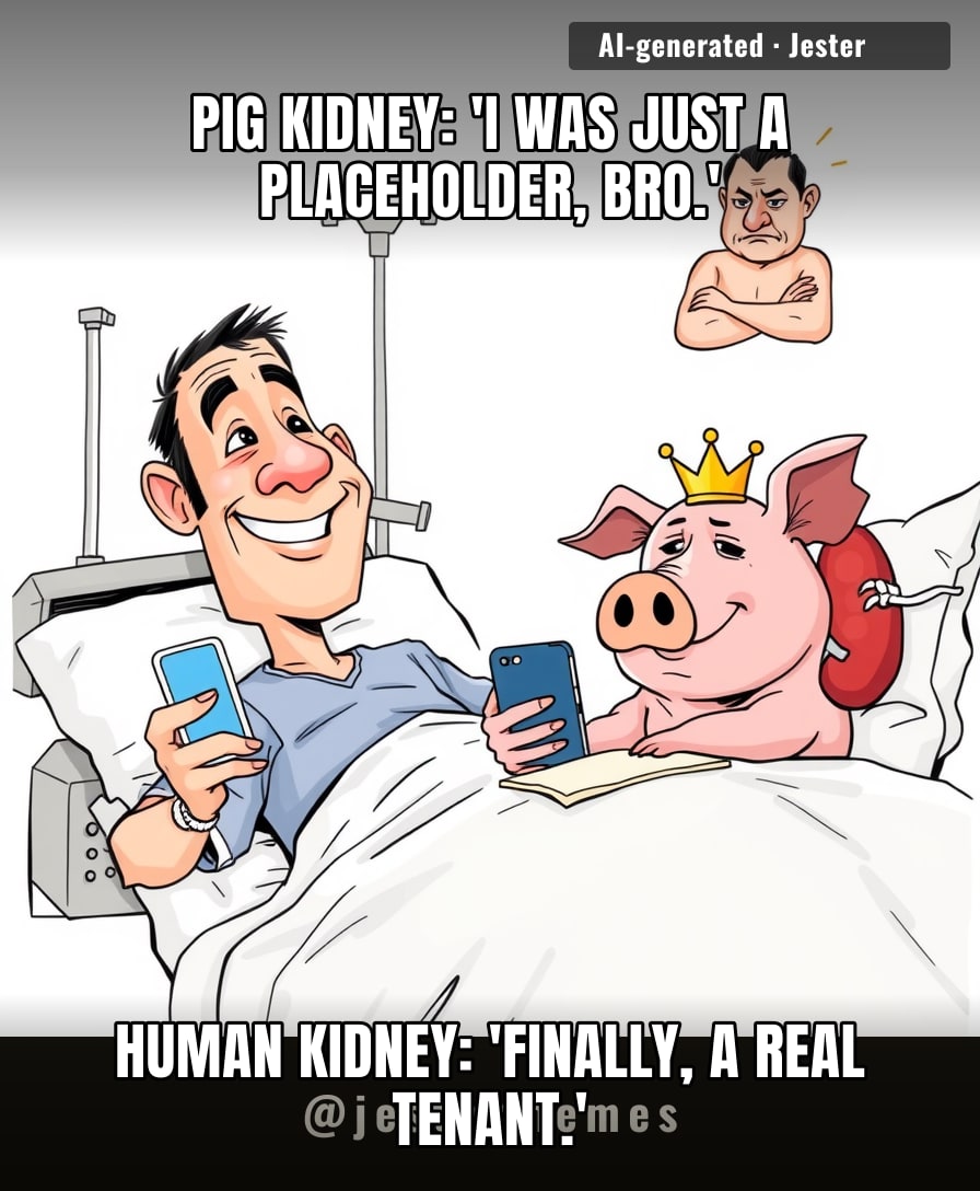 271 days on a pig kidney and the human one still acts like it did all the work.