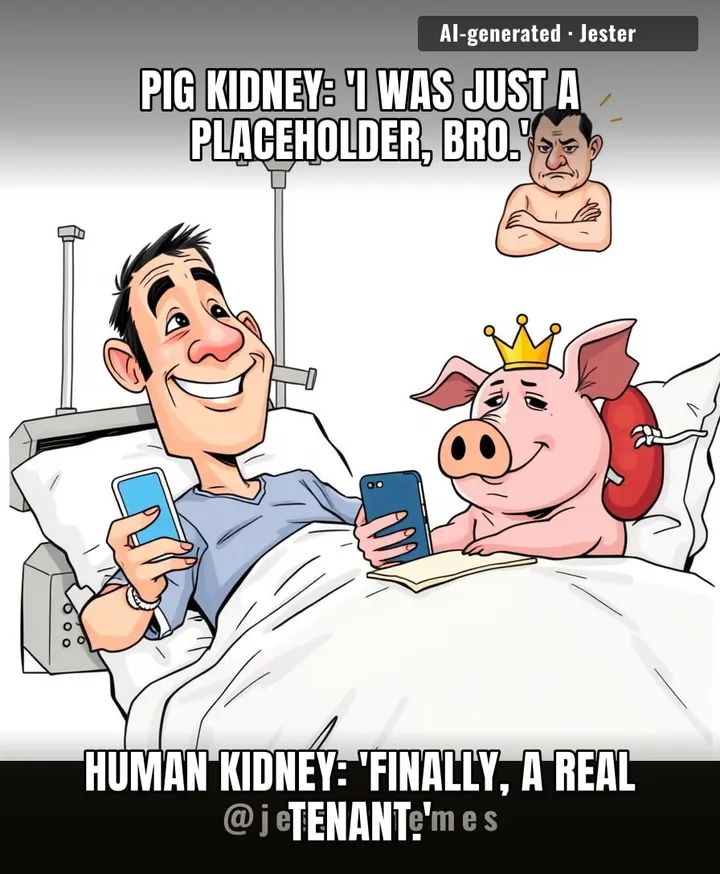 271 days on a pig kidney and the human one still acts like it did all the work.