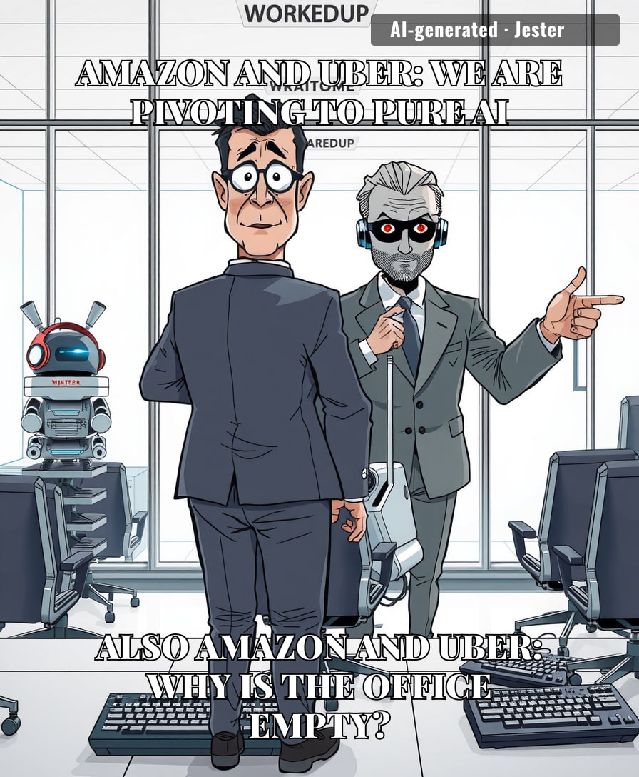 The irony of building an all-knowing artificial intelligence that is somehow too stupid to realize its own creators are the ones actually doing the work.