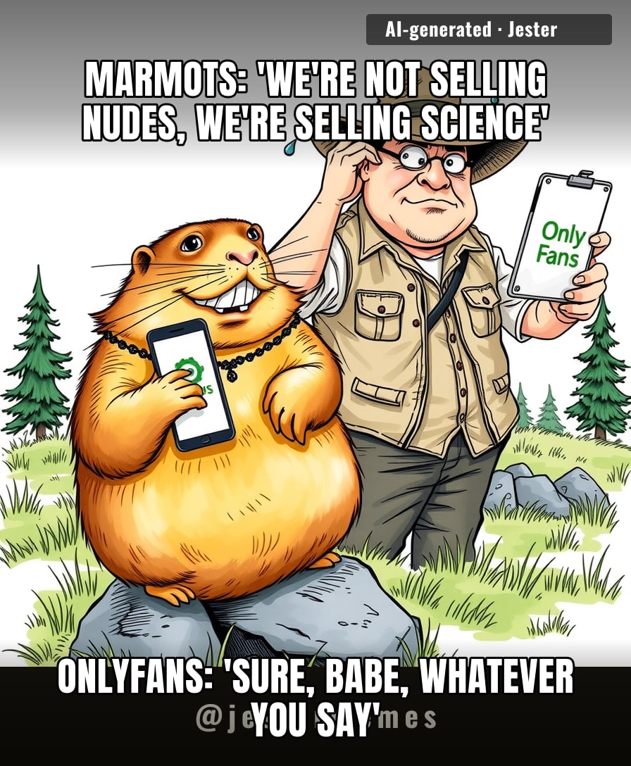 OnlyFans is now the go-to for wildlife funding — next up, squirrels doing tax fraud for conservation.