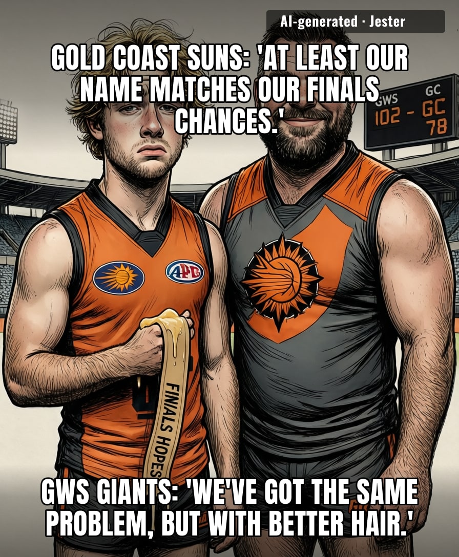 The Gold Coast Suns' season ended with the same enthusiasm as a vegan at a sausage sizzle.