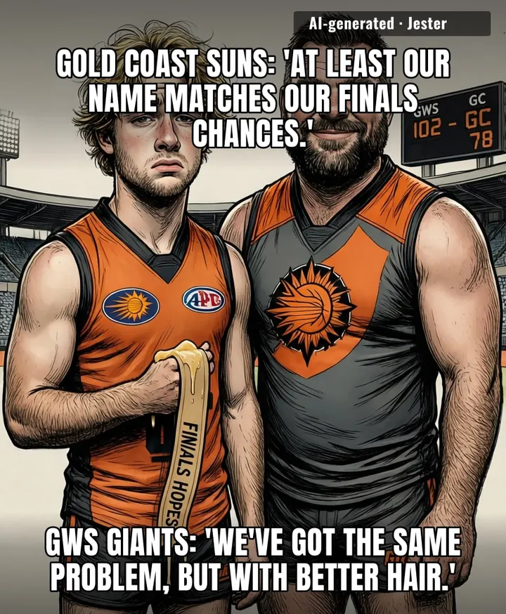 The Gold Coast Suns' season ended with the same enthusiasm as a vegan at a sausage sizzle.
