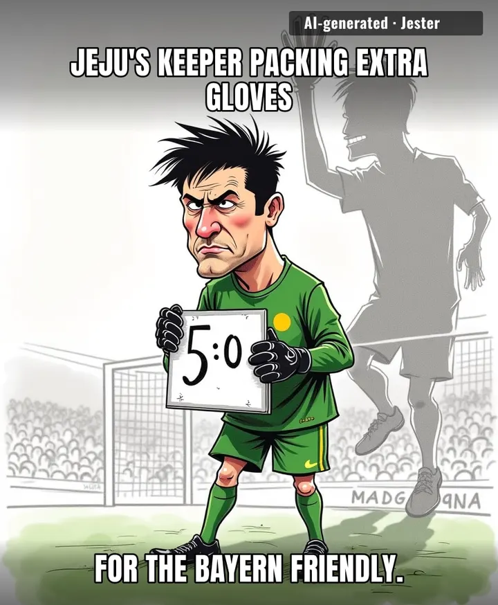 Bayern's warm-up is Jeju's final exam, and the syllabus is just a list of ways to concede.