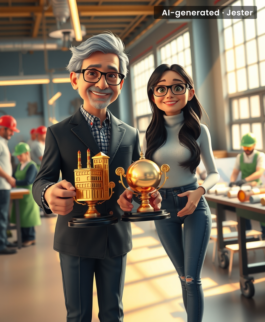 Nobody expects a factory to win a design award — until you realize it's been designing our living rooms for years.