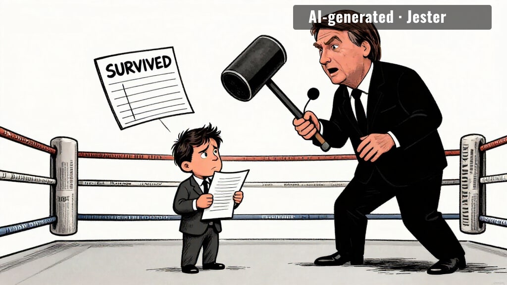 he didn't win the fight, he just didn't get knocked out.