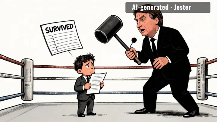 he didn't win the fight, he just didn't get knocked out.