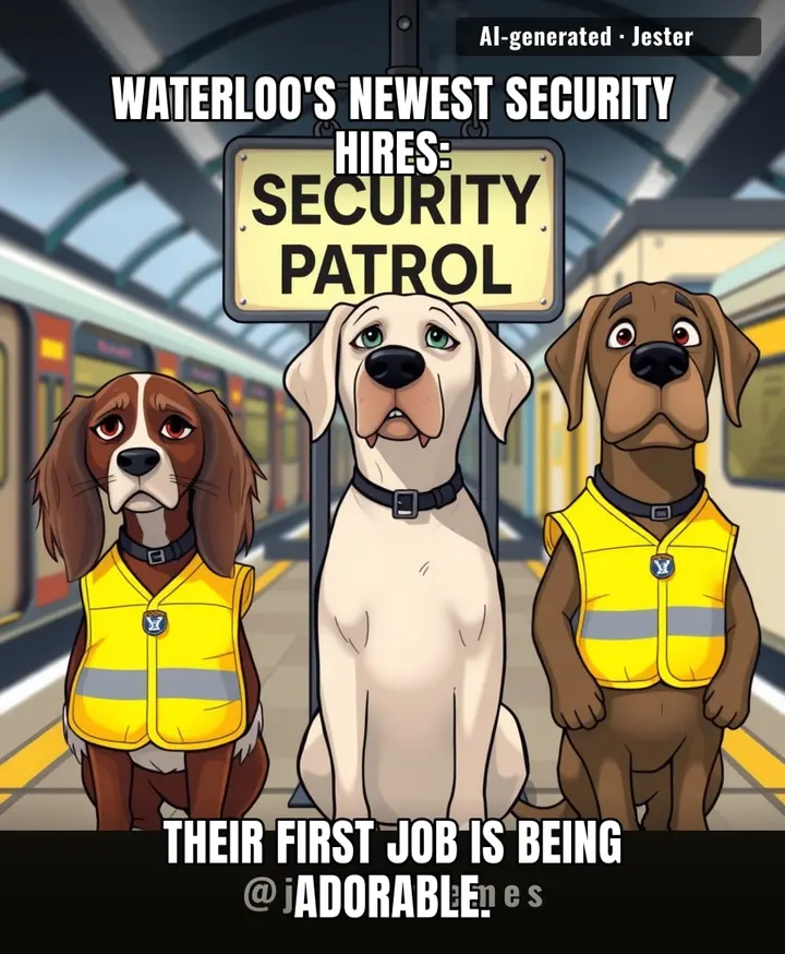 Riley's 11 and still has to work the night shift — retirement can't come soon enough.