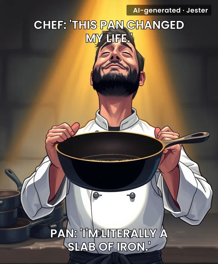 Chefs review a new cast iron pan like it's a Michelin star, meanwhile it's been the same slab of metal since the 1800s.