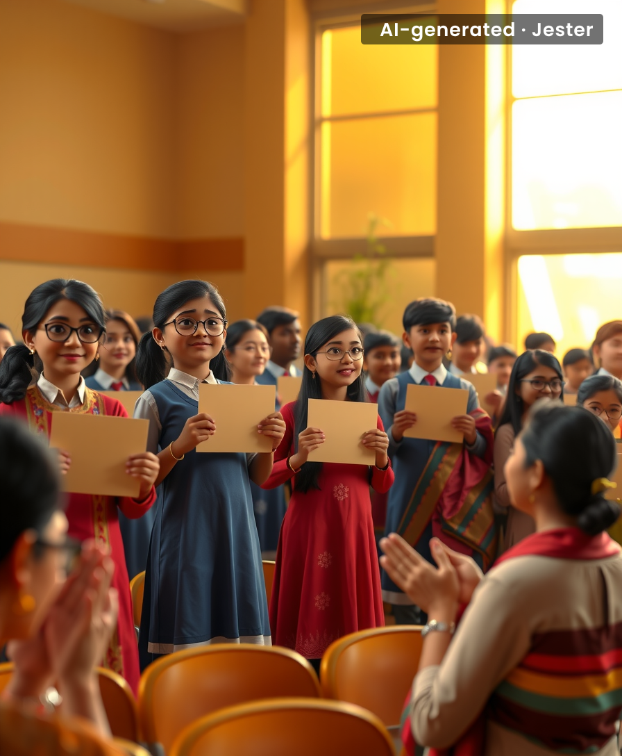 One hundred and thirty-four students got a pat on the back from the government, and honestly? That's 134 more than most of us got for our report cards.