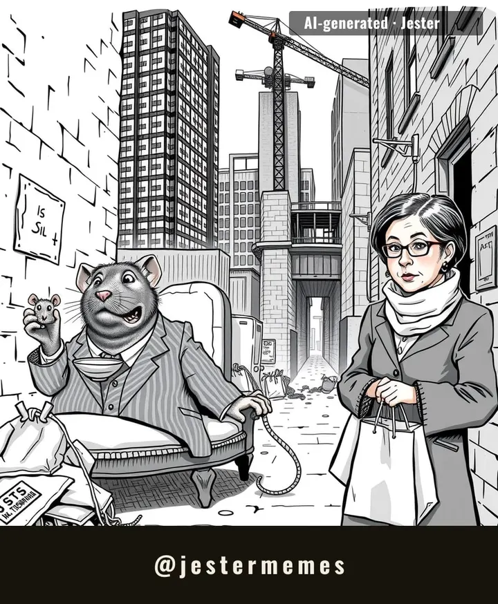 the rats were rent-controlled, he renovated.