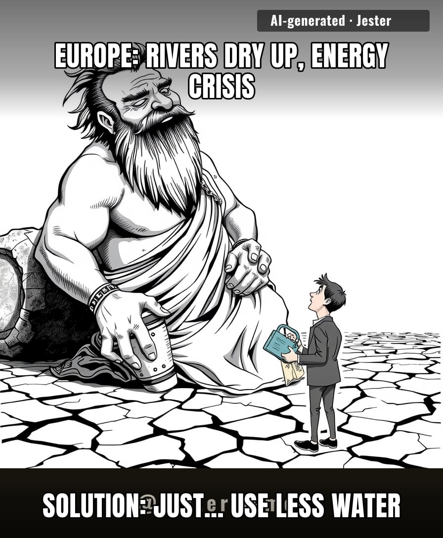 Conservation is when you're rich; when rivers run dry, it's called 'Tuesday.'