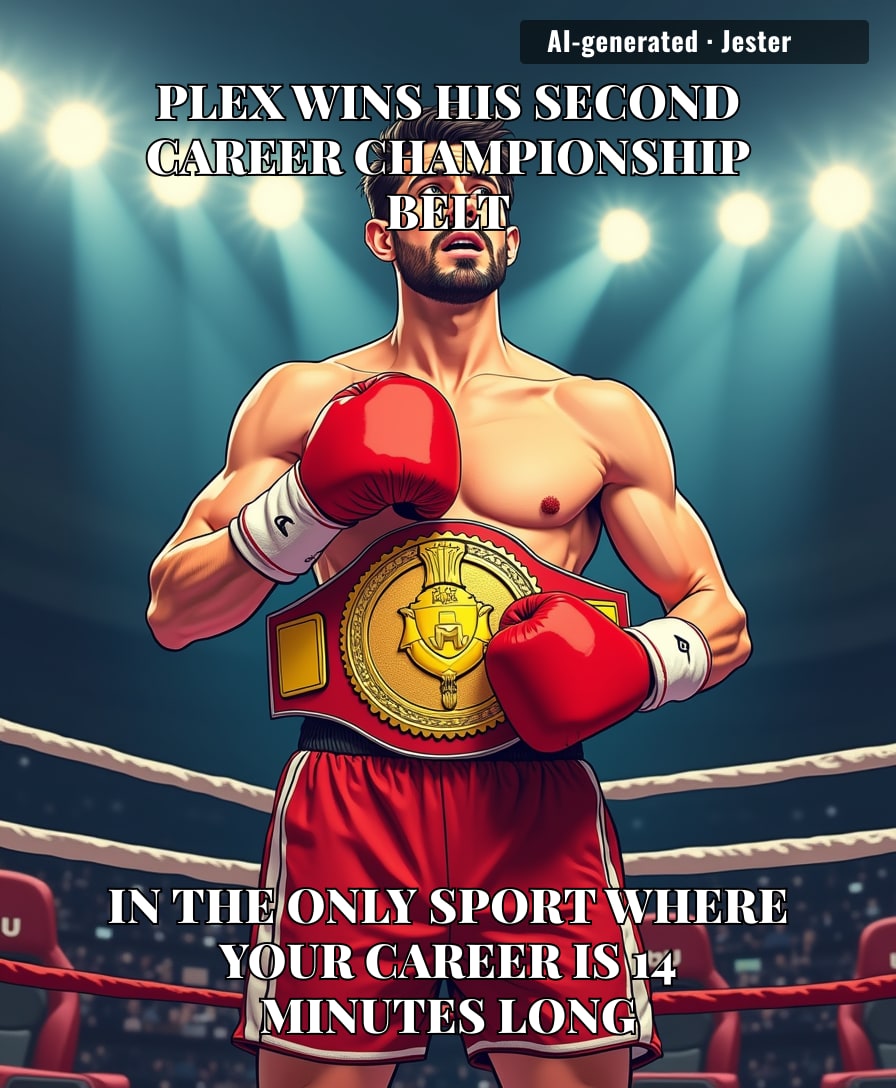 Streamer boxing belts: the participation trophy of combat sports.