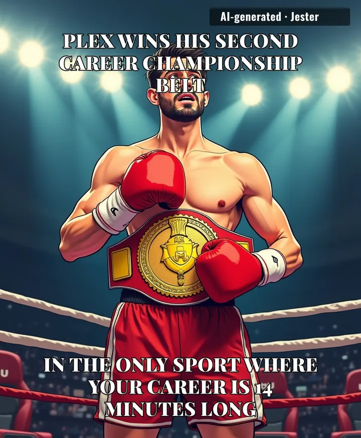 Streamer boxing belts: the participation trophy of combat sports.