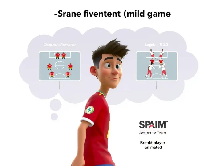 Adapting to every opponent: Spain's in-game flexibility.