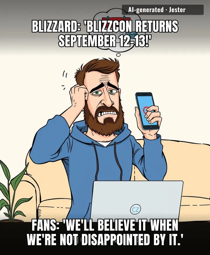 Blizzard announcing BlizzCon 2026 is like a guy who owes you $50 telling you he'll pay you back in 2027 — with interest, in exposure.