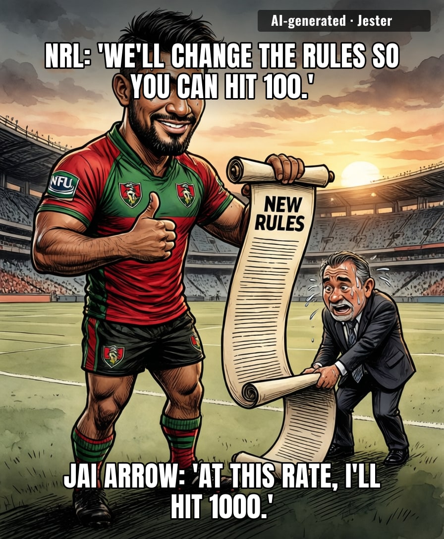 Jai Arrow's 100th game comes with a rule change, but my loyalty card still needs 9 more coffees.