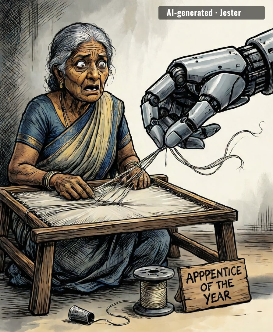 the robot can feel 0.08 mm. it still can't feel underpaid.