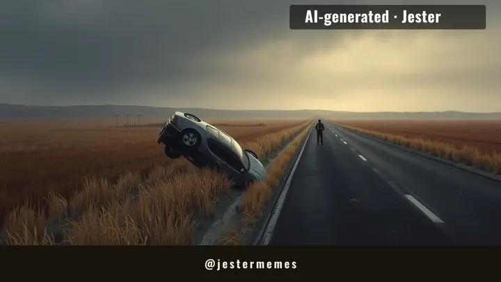 A single vehicle leaving the road is all it takes for a routine drive to become a rescue operation.
