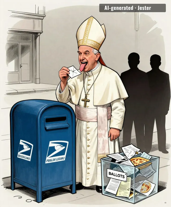 the only voter in America who still trusts the mail.