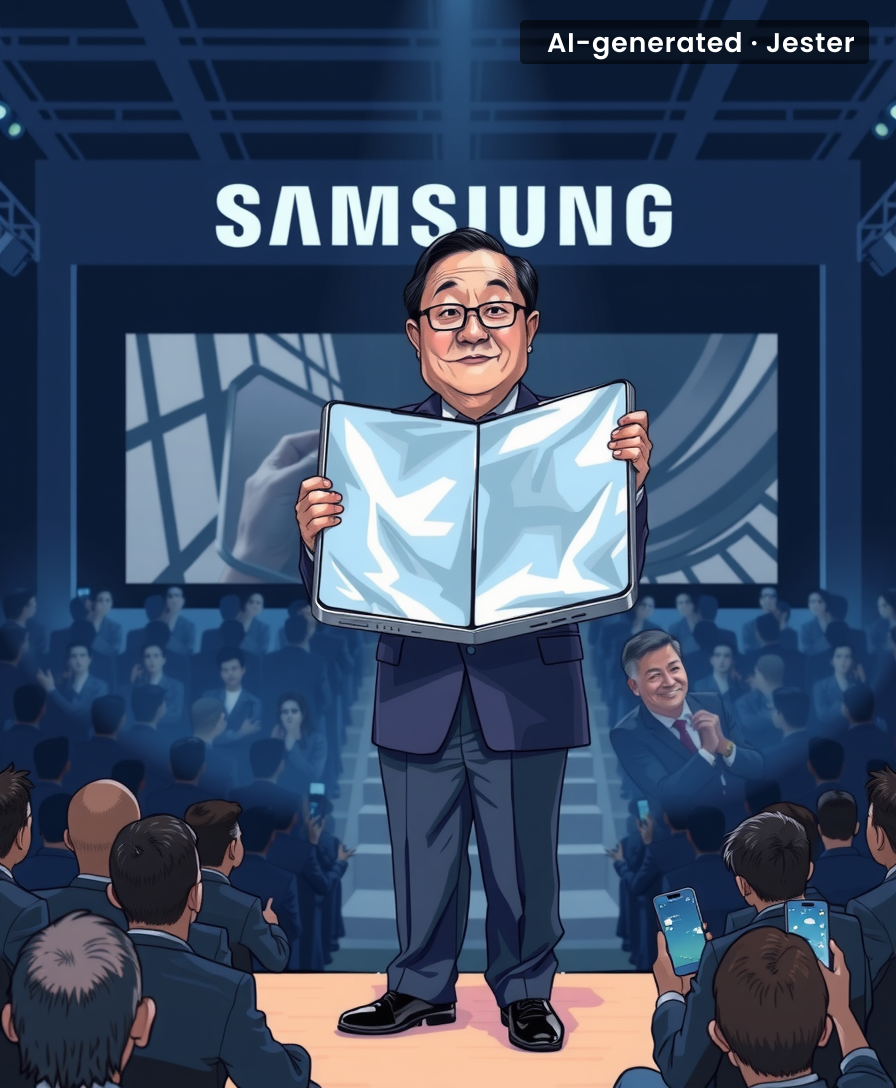 The only crease Samsung can't fix is their own hype.
