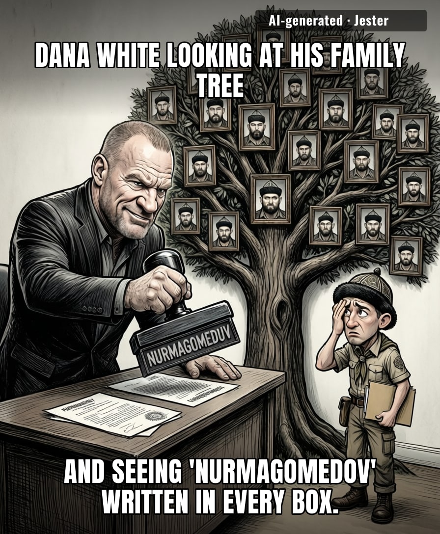 At this rate, Dana White isn't even scouting talent anymore, he's just checking the family birth certificates for a specific surname.
