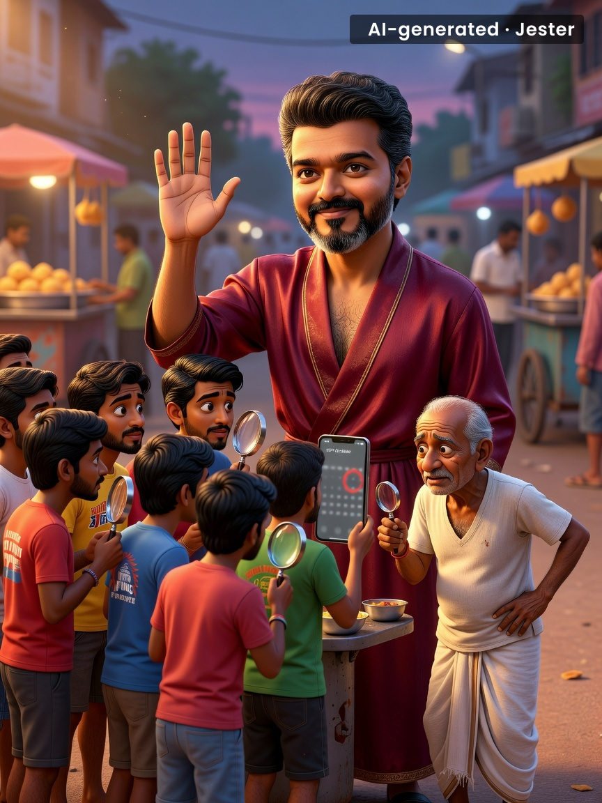 The only thing more reliable than a Vijay film release date is a fan treating a pani puri vendor's vague shrug as official confirmation.