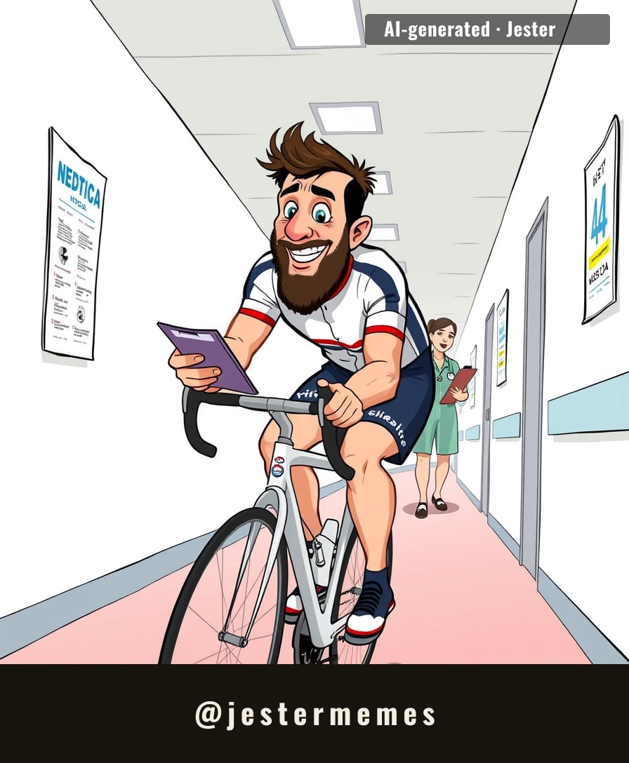 Sir Chris Hoy racing through chemo like it's just another lap — someone give that man a pit crew.