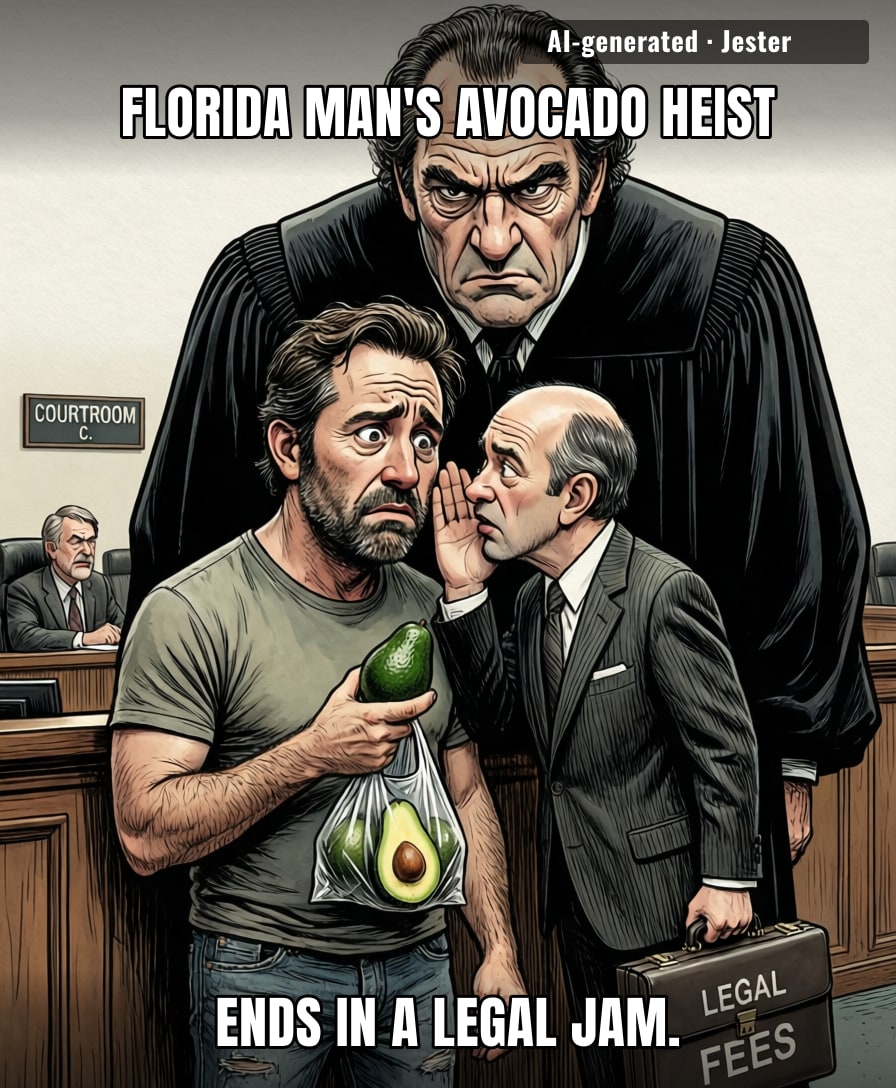 Somewhere, a lawyer is already billing 6 hours for a case worth $852 in stolen guac.