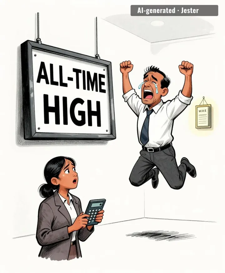 20% growth in a bank is like a bus arriving on time — we clap because the bar is in hell