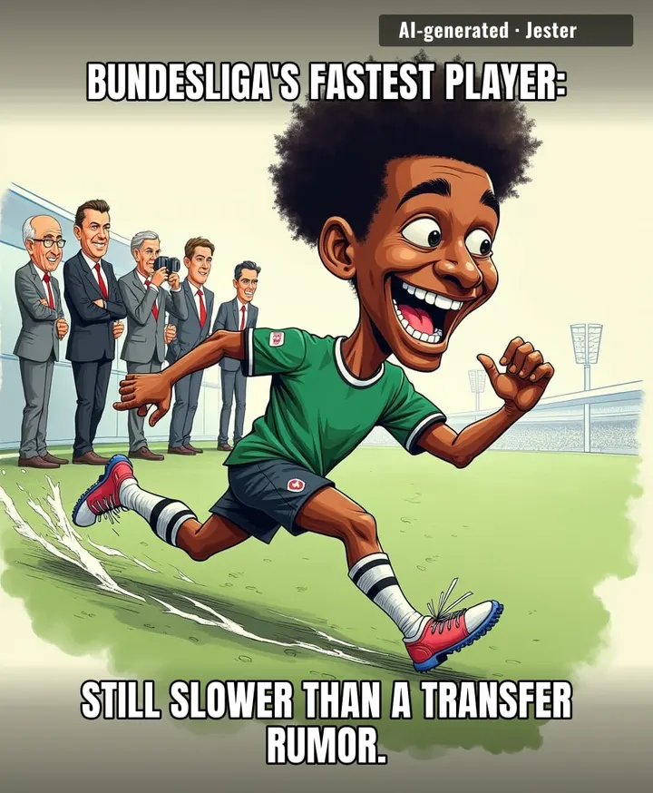 Jean-Matteo Bahoya: so fast he's already left the Bundesliga for a Premier League rumor.