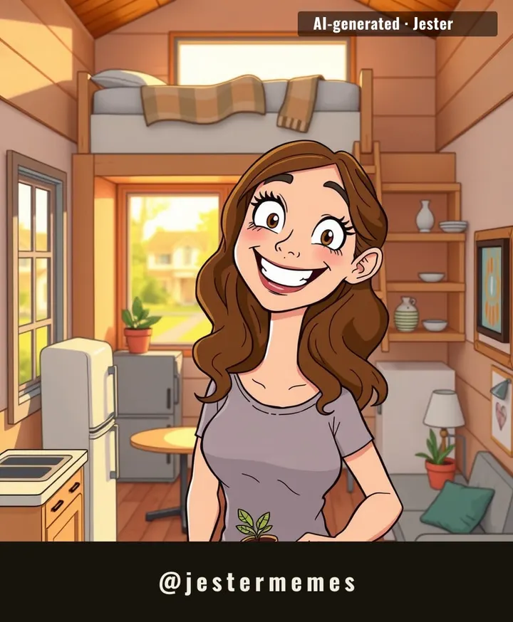 She's paying $0 in rent and stealing her parents' milk — honestly, that's just a mortgage with extra steps.