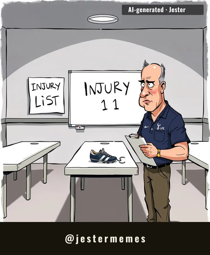 Tottenham's medical staff must feel like they're herding cats — if the cats were made of glass and the vet kept prescribing more games.