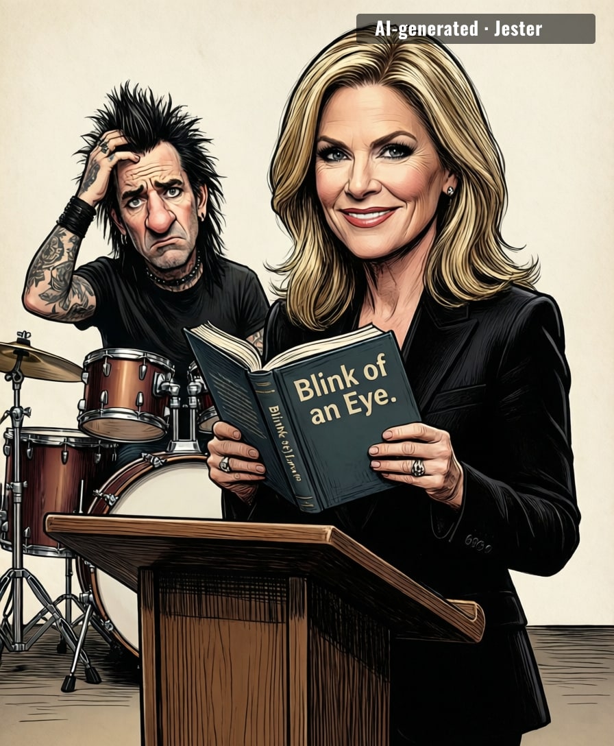 She turned a book about her life into a 200-character burn on her ex — and he'll never see it because it's not a drumstick.