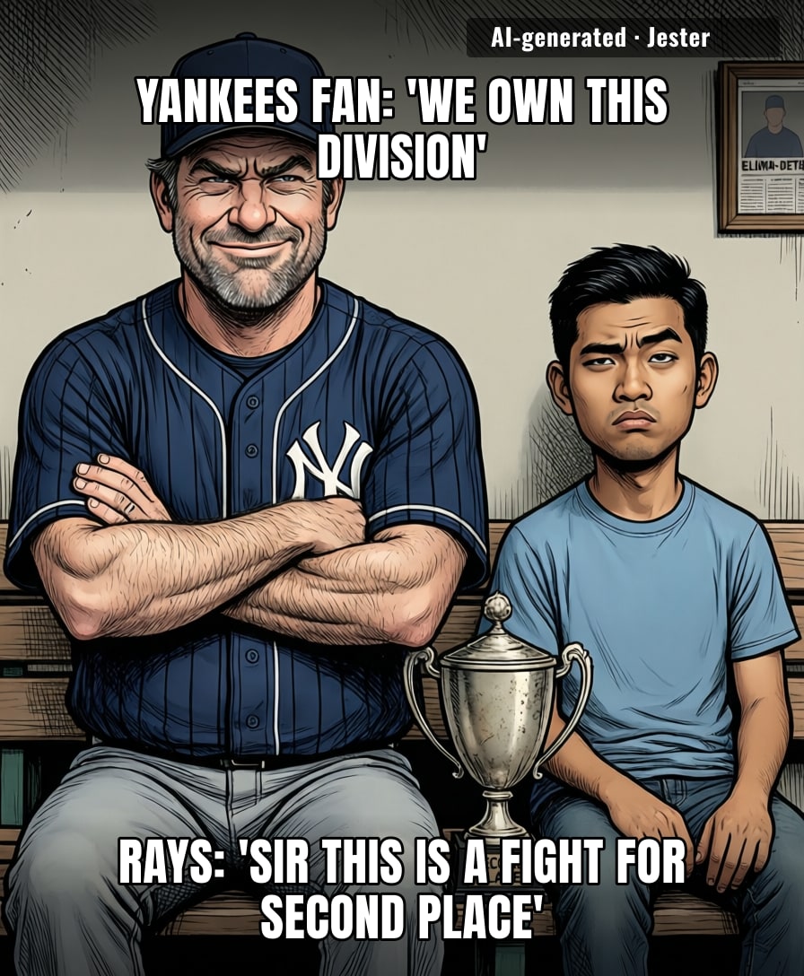 the AL East title: a trophy for who gets to be sad in October