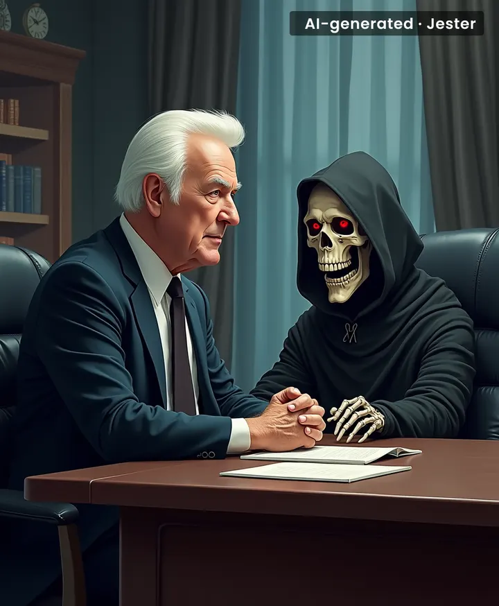 Shatner's new gig: making the Grim Reaper wait on hold.