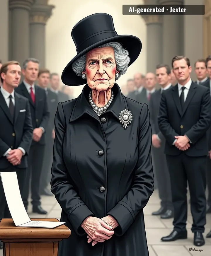 That brooch has been to more funerals than it has to birthdays, and frankly it's starting to feel typecast.