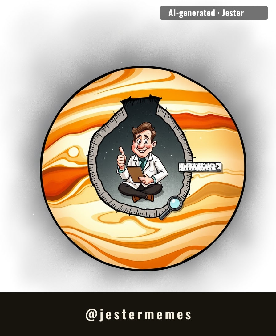a dense core surrounded by gas, so basically Congress