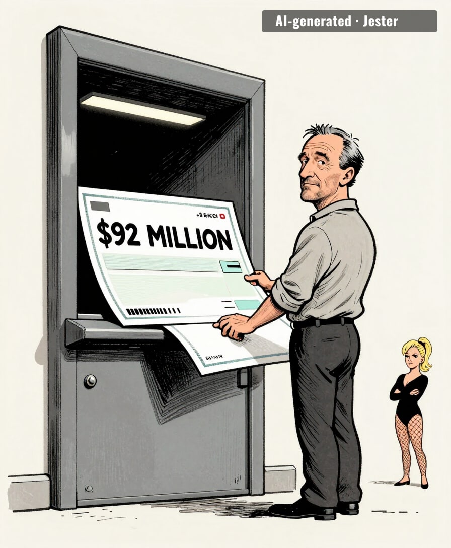 she settled for $92M and then tripled it, so who's the cautionary tale