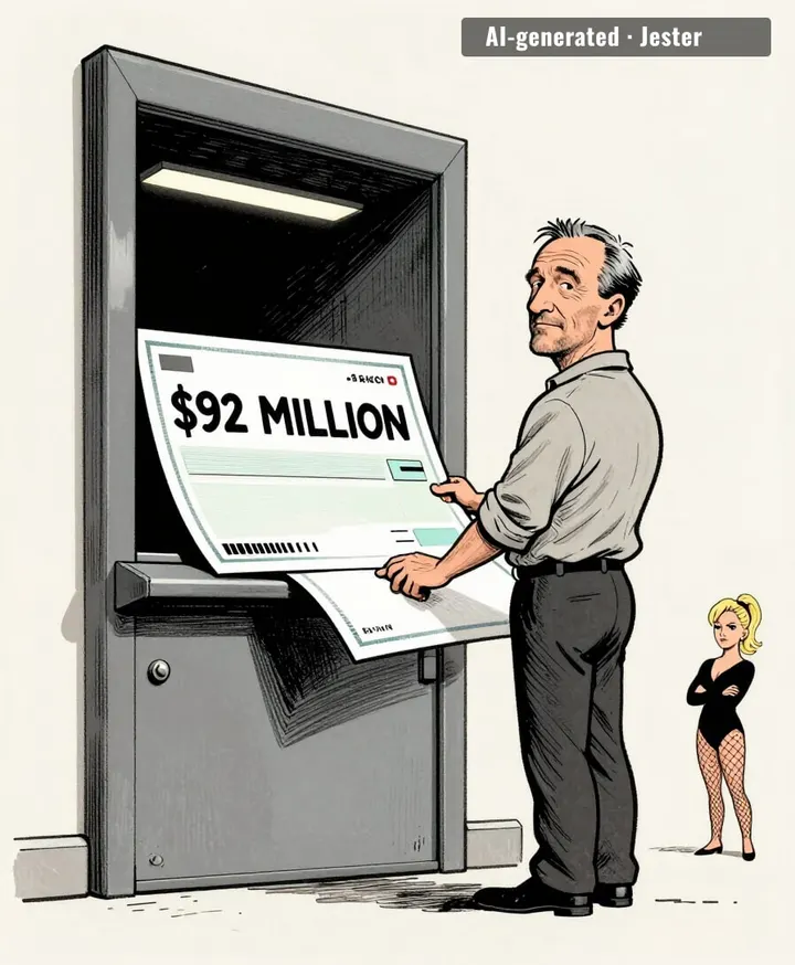 she settled for $92M and then tripled it, so who's the cautionary tale