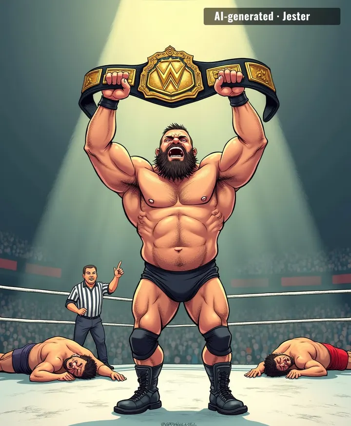 Chad Gable's tears are just the wrestling business apologizing for years of making him lose to guys who can't even do a proper arm drag.
