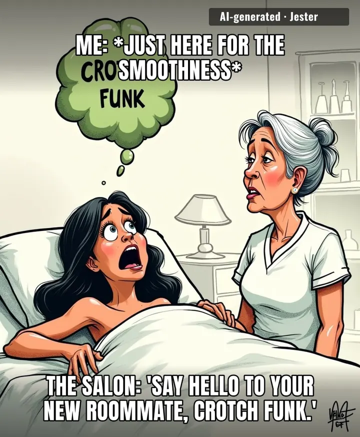 Nothing says 'self-care' like paying someone to rip hair out of your soul and leaving with a permanent horror story.