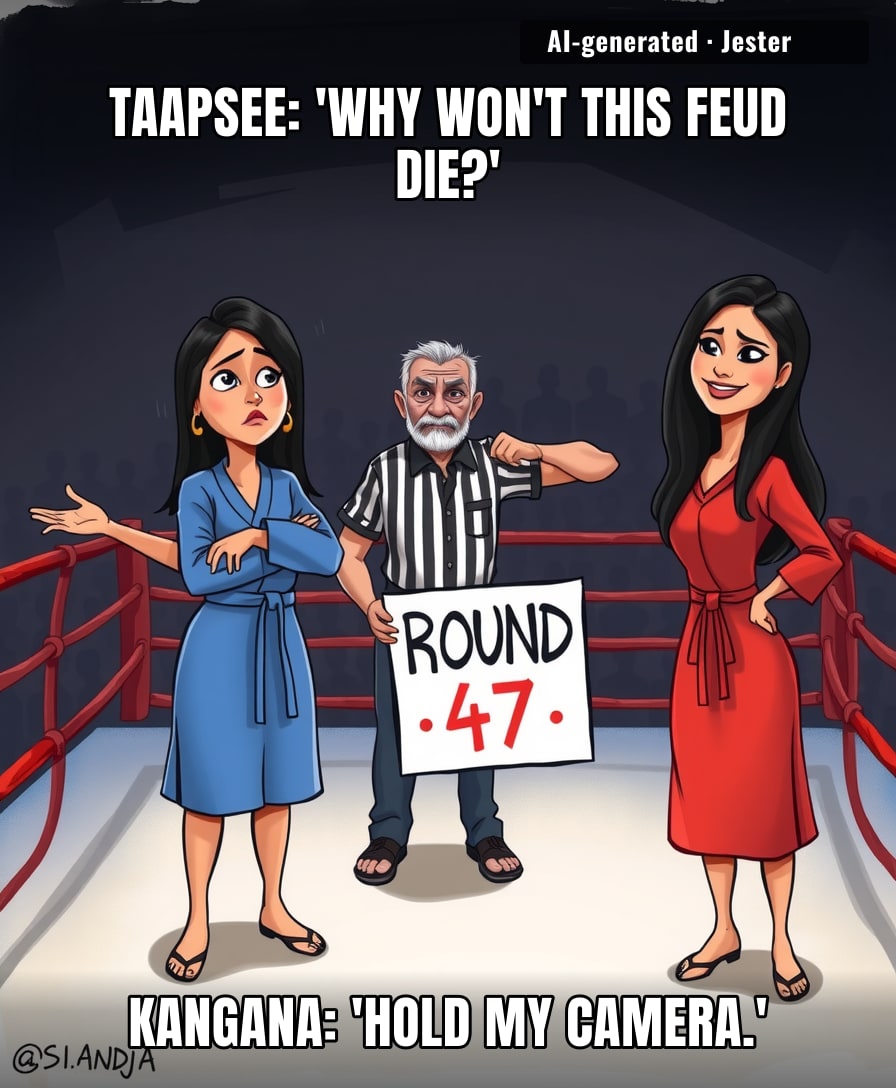 Nothing says closure like giving the feud a press conference and a sequel.