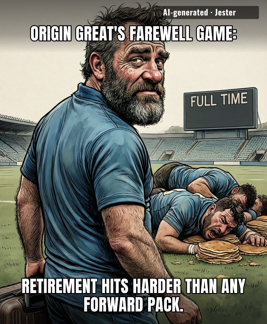 The only thing more emotional than the farewell is the physio's bill for carrying this team for a decade.