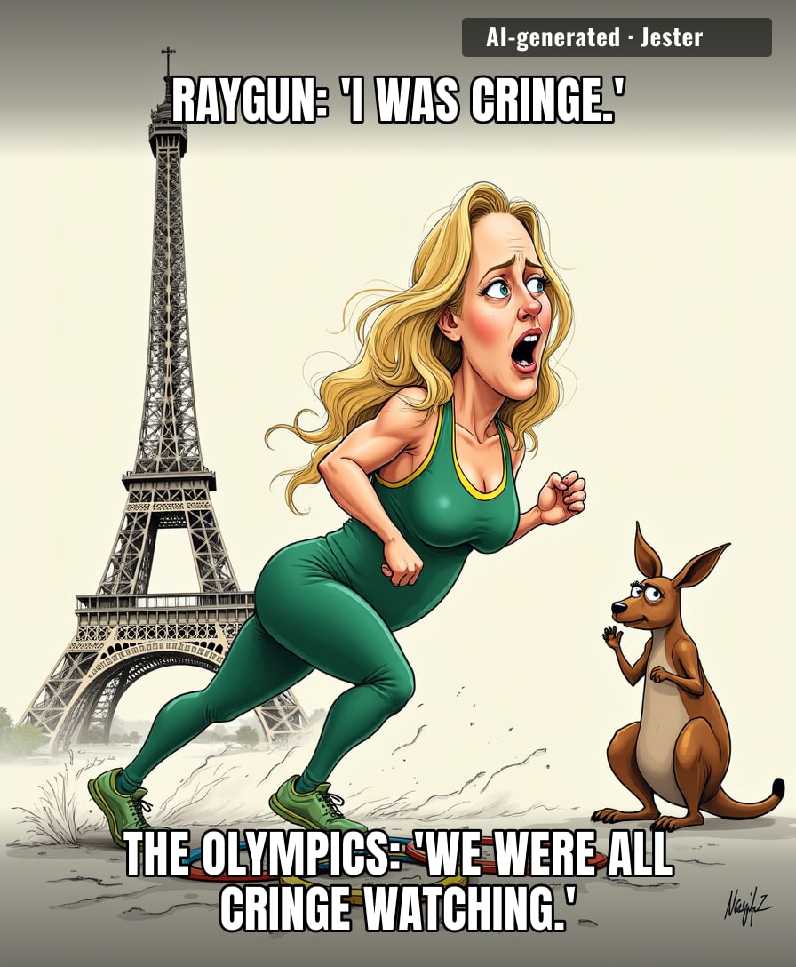 She may not have scored a point, but she made the whole planet agree on something—the most Olympic miracle of all.