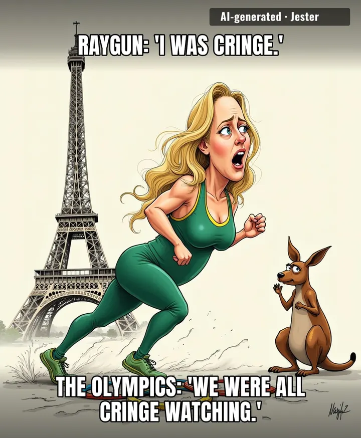 She may not have scored a point, but she made the whole planet agree on something—the most Olympic miracle of all.