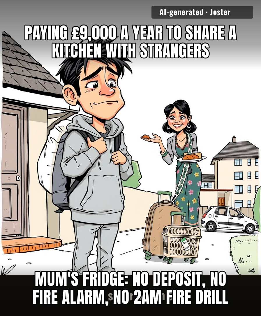 moved back in with mum and dad, rent-free, and called it a commuting strategy