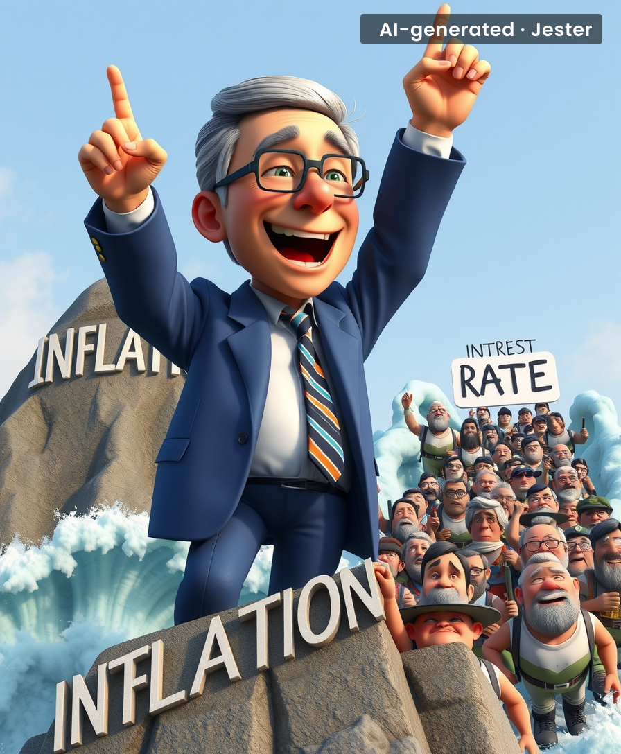 The Fed's great inflation war plan: wait for it to end, then claim victory.
